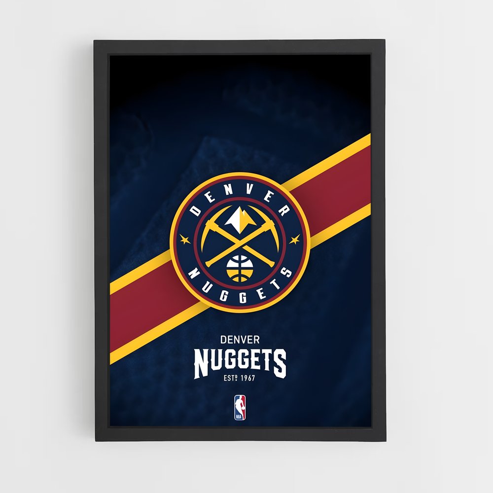 Poster Denver nuggets – affiche Basketball (vue 2)